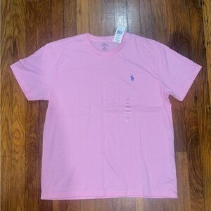 New Polo by Ralph Lauren Light Pink Short Sleeve Tee Sz:L